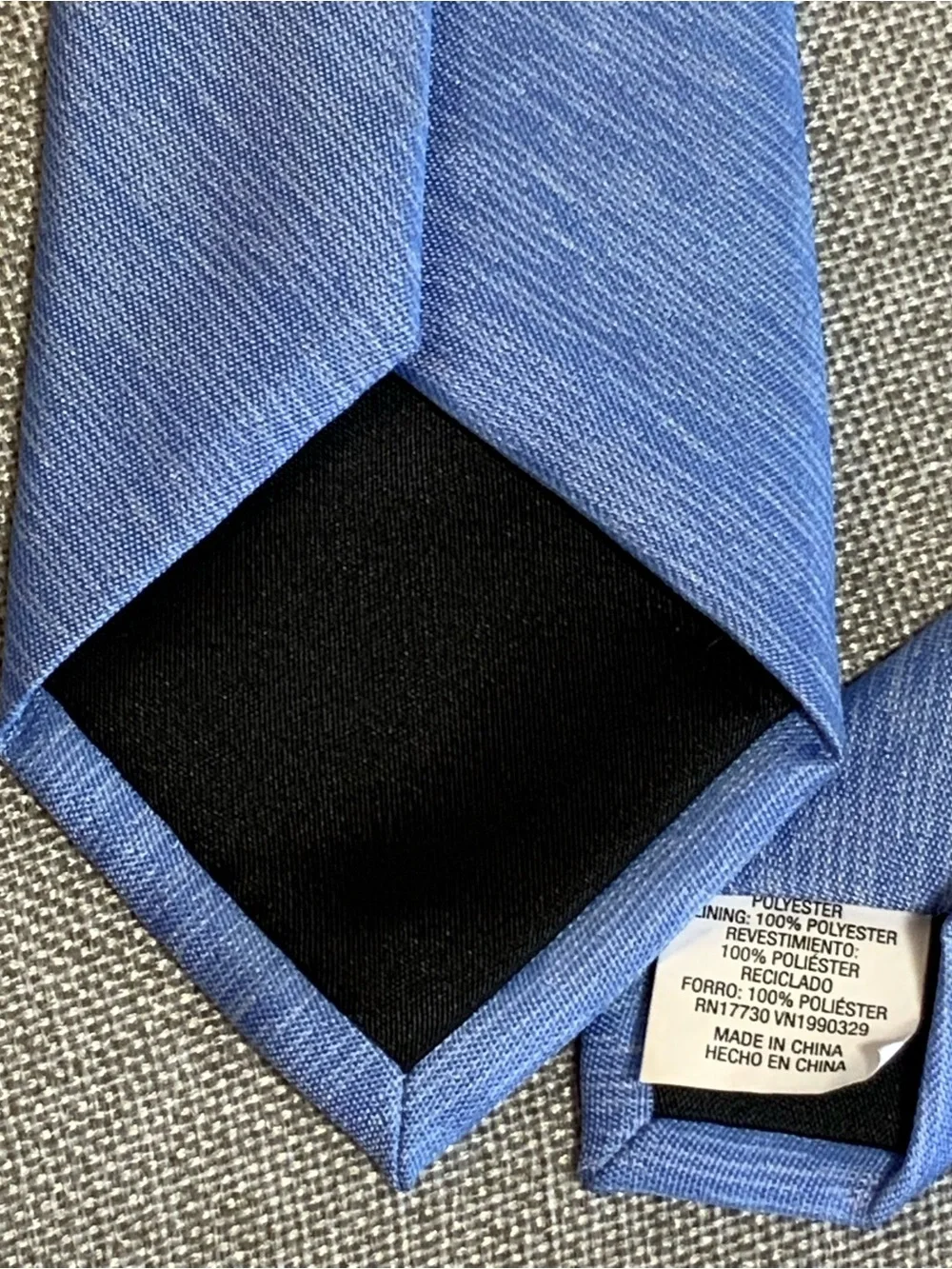Goodfellow Light Blue Narrow Linen Look Tie